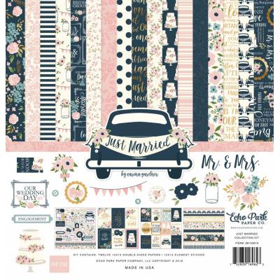 Echo Park Just Married Designpapier - Collection Kit